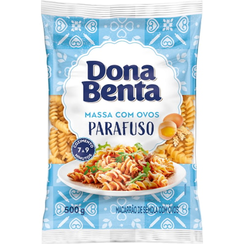 Macarrão Parafuso Dona Benta Com Ovos 500g