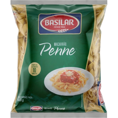 Macarrão Penne Basilar Semolado 500g