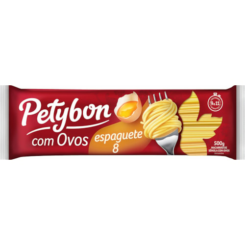 Macarrão Petybon Espaguete Com Ovos 500g