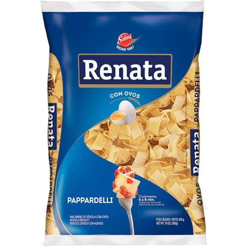 Macarrão Renata Pappardelle Com Ovos 500g