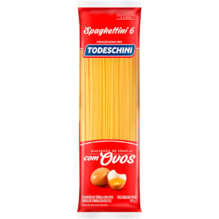 Macarrão Todeschini Spaguettini 6 com Ovos 500g