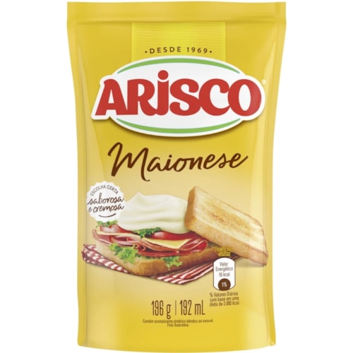 Maionese Arisco Tradicional Sachet 196g