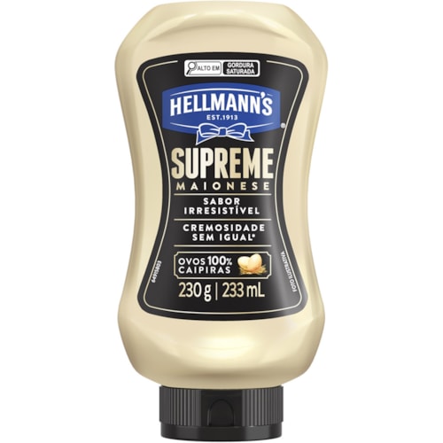 Maionese Hellmanns Supreme NBA Squeeze 230g