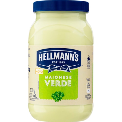 Maionese Hellmann's Verde 500g