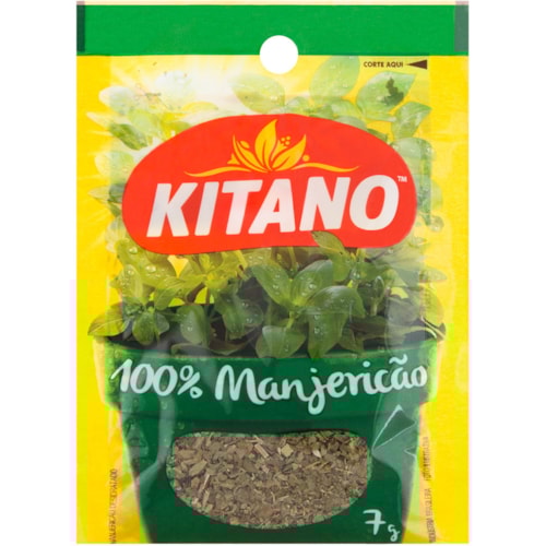  Manjericão Desidratado Kitano 7g