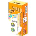 Marca Texto Bic Marking Amarelo Pastel 12 Unidades