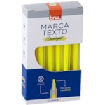 Marca Texto BRW Dashlight Amarelo 12Un