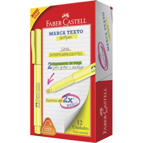 Marca Texto Faber-Castell Amarelo