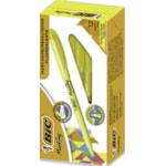 Marcador de Texto Fluorescente Bic Amarelo 12 Unidades