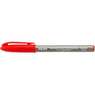 Marcador Permanente para Retroprojetor Pilot 2.0 Vermelho