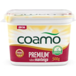 Margarina Coamo Premium Sabor Manteiga 80% Gordura Com Sal 500g