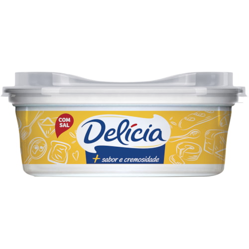 Margarina Delícia 250g Com sal