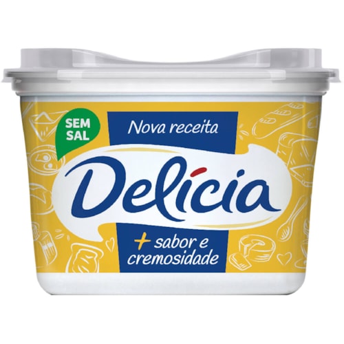 Margarina Delícia 500g sem sal