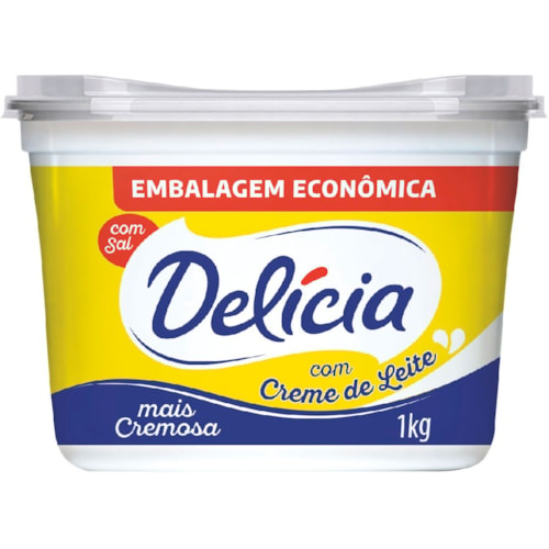 Margarina Delicia Com Sal 1kg