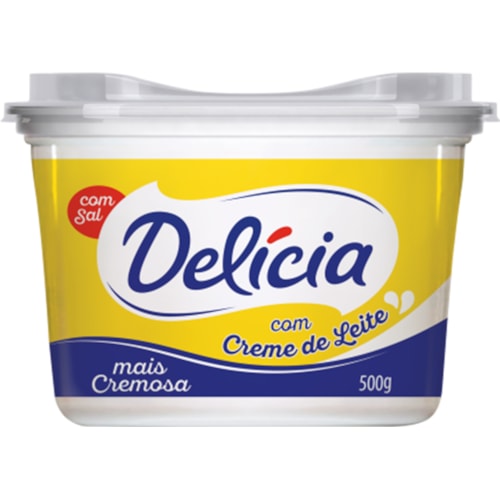 Margarina Delícia Com Sal 500g