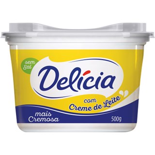 Margarina Delícia Sem Sal 500g
