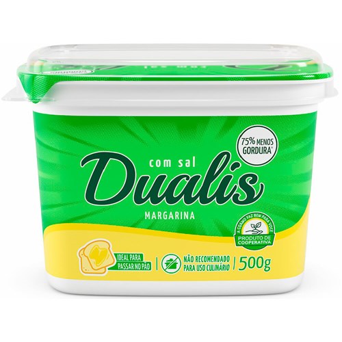 Margarina Dualis Com Sal 500g