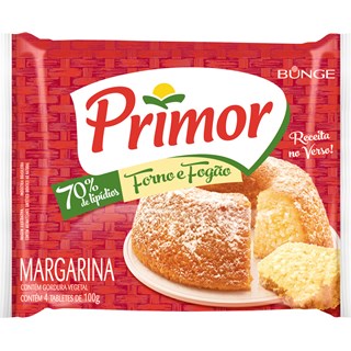 Margarina Primor Forno e Fogão 400g