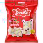 Marshallows Docile MaxMallows Recheio de Morango 220g Promo