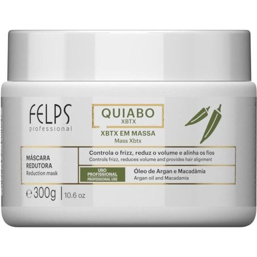 Máscara Botox Felps Okra Redutor de Volume 300g