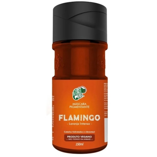 Máscara Capilar Kamaleão Colorido Flamingo Laranja Intenso 150ml