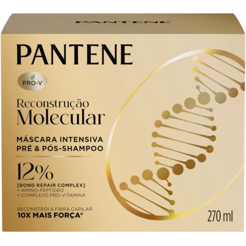 Máscara Capilar Pantene Reconstrução Molecular 270ml