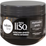 Máscara Capilar Salon Line Meu Liso Matizador Preto 300g