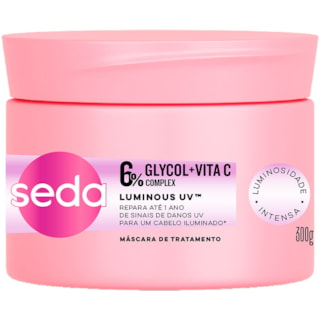 Máscara Capilar Seda Luminous UV 300g