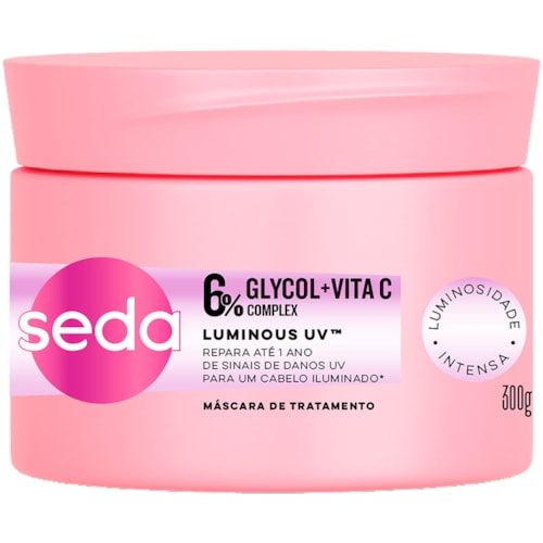 Máscara Capilar Seda Luminous UV 300g