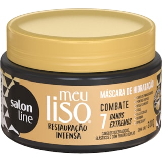 Máscara de Hidratação Meu Liso Restauração Intensa Salon Line 300g