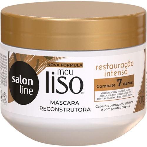 Máscara de Hidratação Meu Liso Restauração Intensa Salon Line 300g