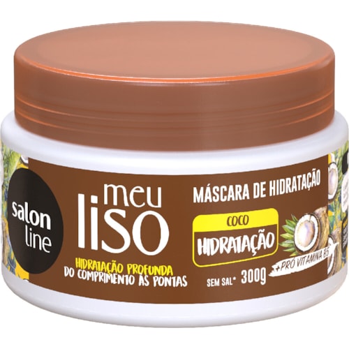 Máscara de Hidratação Salon Line Meu Liso Coco Hidratação 300g