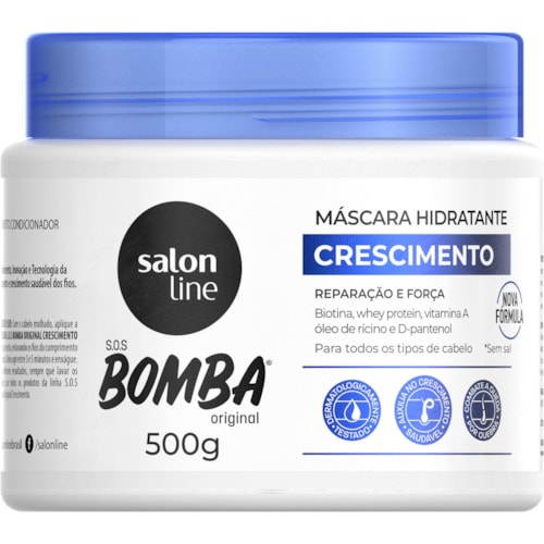 Máscara de Hidratação Salon Line S.O.S Bomba Original 500g