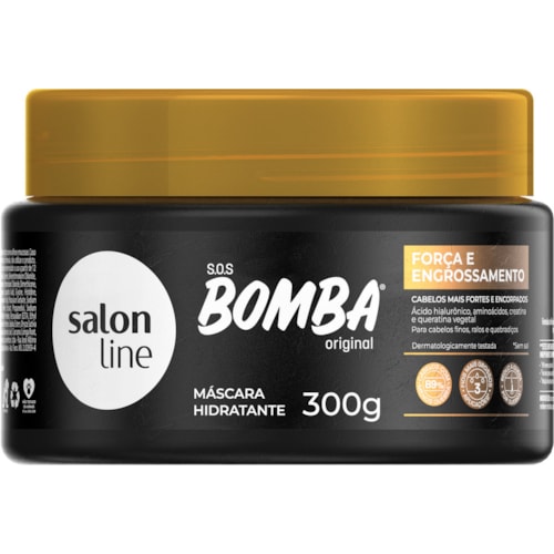 Máscara de Hidratação Salon Line SOS Bomba Original 300g