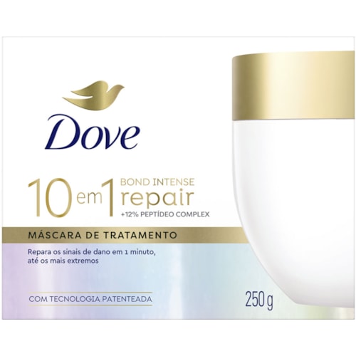 Máscara de Tratamento Dove Bond Intense Repair 10 em 1 250g