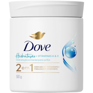 Máscara de Tratamento Dove Hidratação + Vitaminas A&E 2 em 1 500g