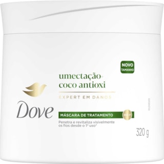 Máscara de Tratamento Dove Umectação Coco Antioxi 320g