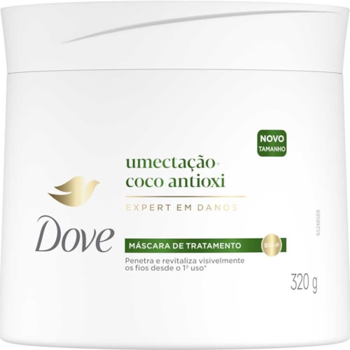 Máscara de Tratamento Dove Umectação Coco Antioxi 320g