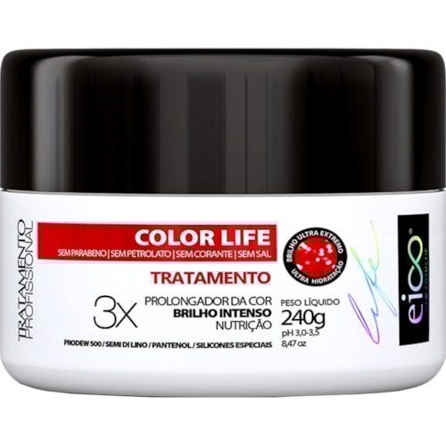 Máscara de Tratamento Eico Life Color Life 240G
