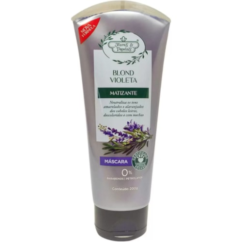 Máscara de Tratamento Flores & Vegetais Blond Matizante 200g