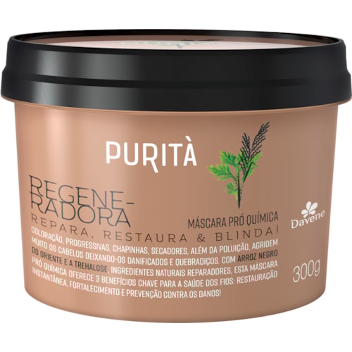 Máscara de Tratamento Purita Regeneradora 300g