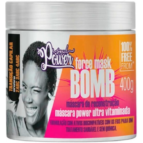Máscara de Tratamento Soul Power Bomb 400g