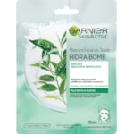 Máscara Facial em Tecido Garnier Hidra Bomb Chá Verde