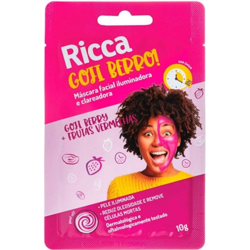 Máscara Facial Ricca Iluminadora Iluminou Geral 10g