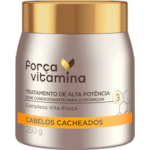 Máscara Força Vitamina Cabelos Cacheados 250g
