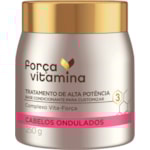 Máscara Força Vitamina Cabelos Ondulados 250g