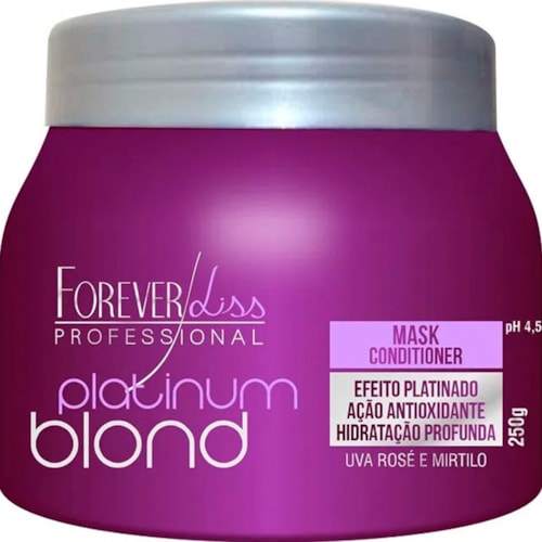 Máscara Forever Liss Condicionadora Platinum Blond 250g