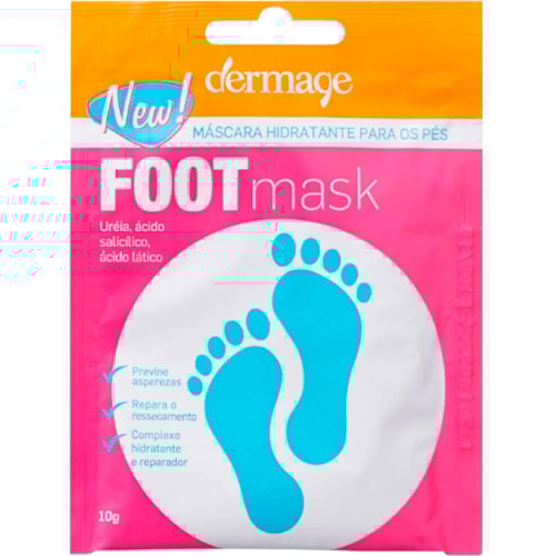 Máscara Hidratante para Pés Dermage 10g