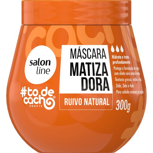 Máscara Matizadora Salon Line Ruivo Natural 300g