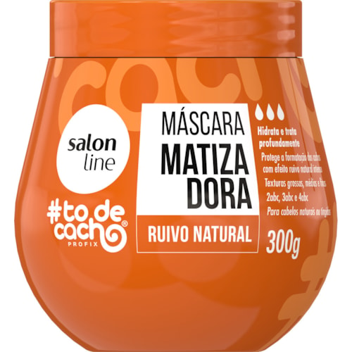 Máscara Matizadora Salon Line Ruivo Natural 300g